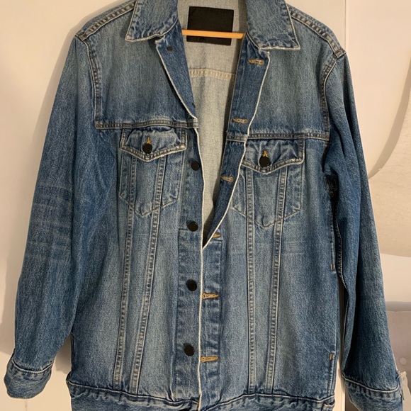 alexander wang jean jacket